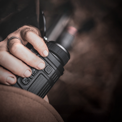 Buru 35 elite II LRF Thermal Monocular w LRF, 384x288px, 3.4-13.6x