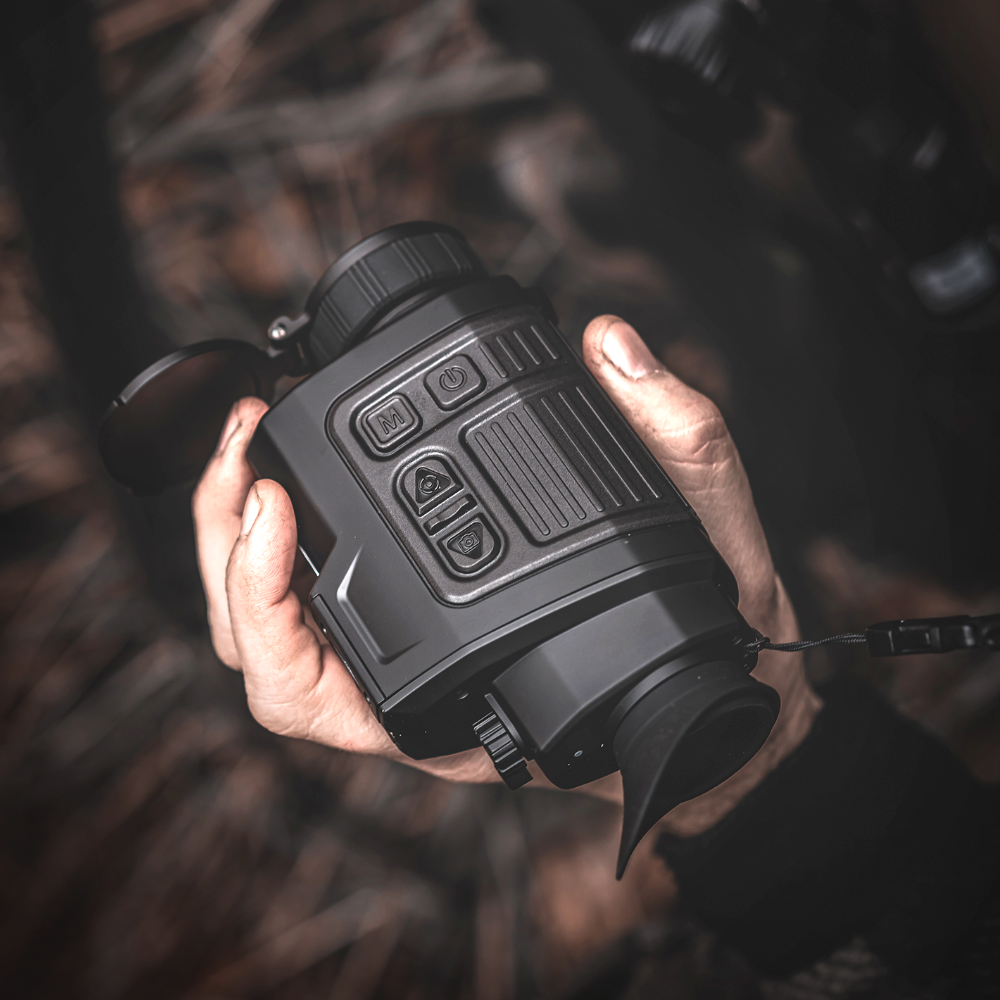 Buru 35 elite II LRF Thermal Monocular w LRF, 384x288px, 3.4-13.6x